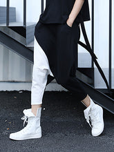 Casual Splicing Nine-Point Harem  Pants